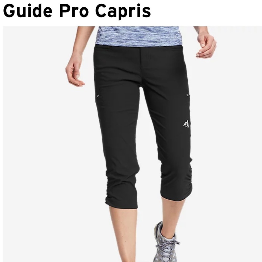 Women’s Eddie Bauer Guide Pro First Ascent Capris Size 12 New